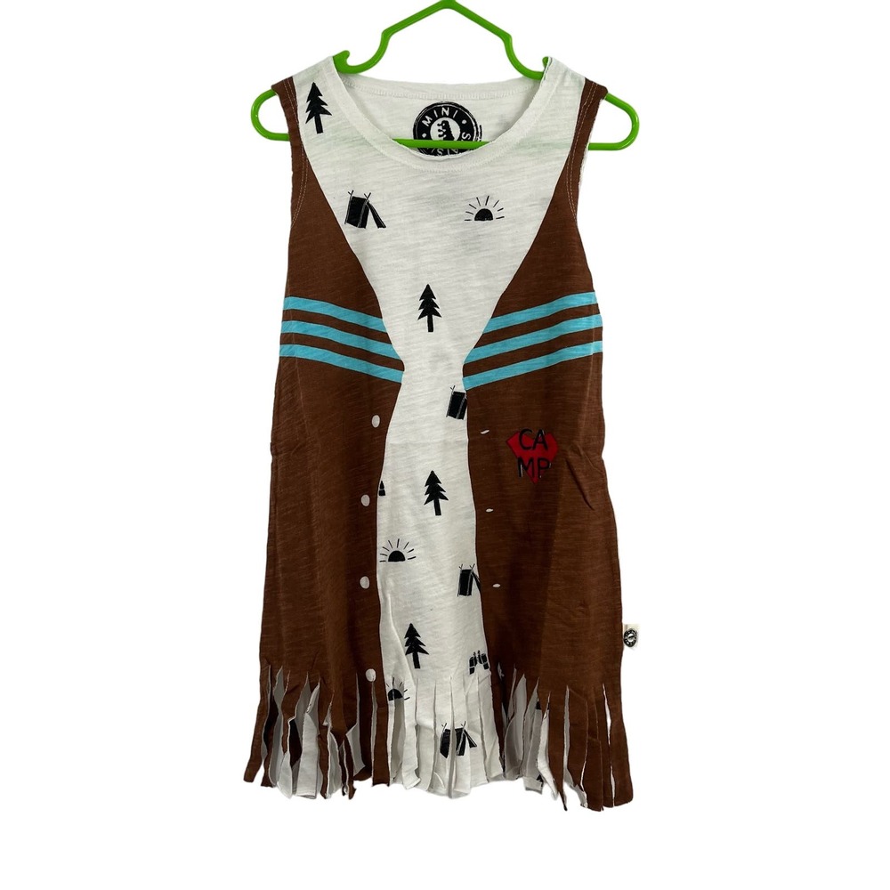 Mini Shatsu I Love Camp Fringe Dress Size 2T New‎